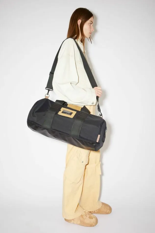 Acne Studios Bags Woman Nylon Gym Bag Black