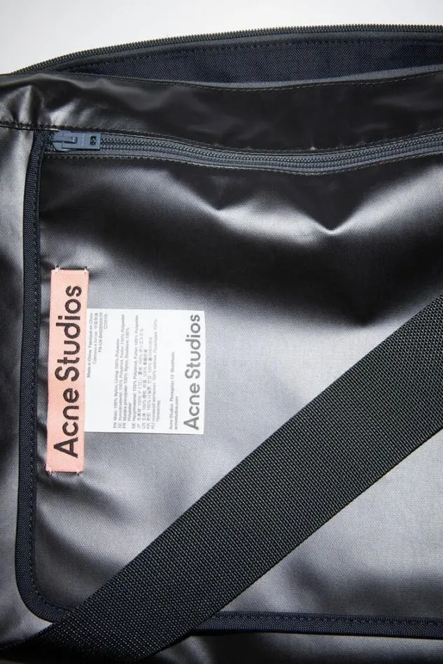 Acne Studios Bags Woman Nylon Gym Bag Black