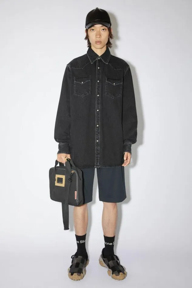 Acne Studios Bags Woman Nylon Laptop Bag Black