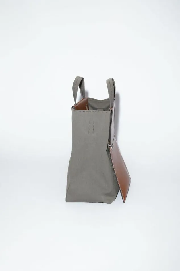 Acne Studios Bags Woman Papery Nylon Tote Bag Dark BrownDark Brown
