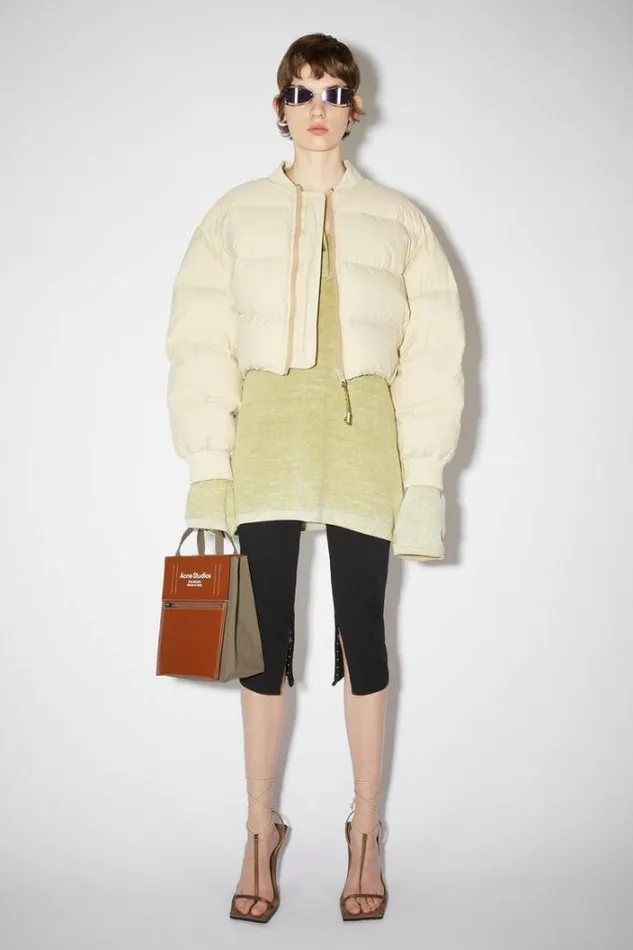 Acne Studios Bags Woman Papery Nylon Tote Bag Dark BrownDark Brown