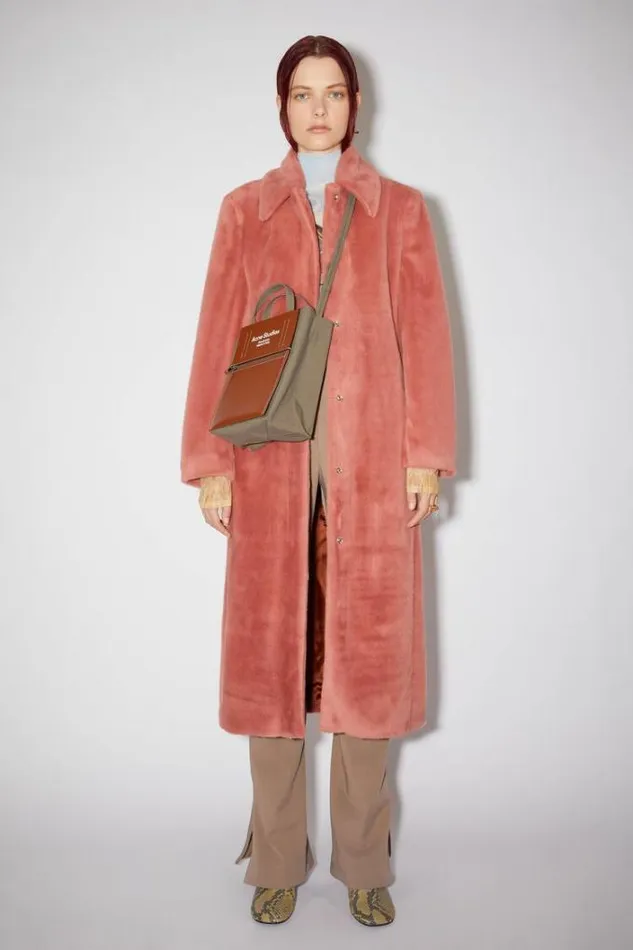 Acne Studios Bags Woman Papery Nylon Tote Bag Dark BrownDark Brown