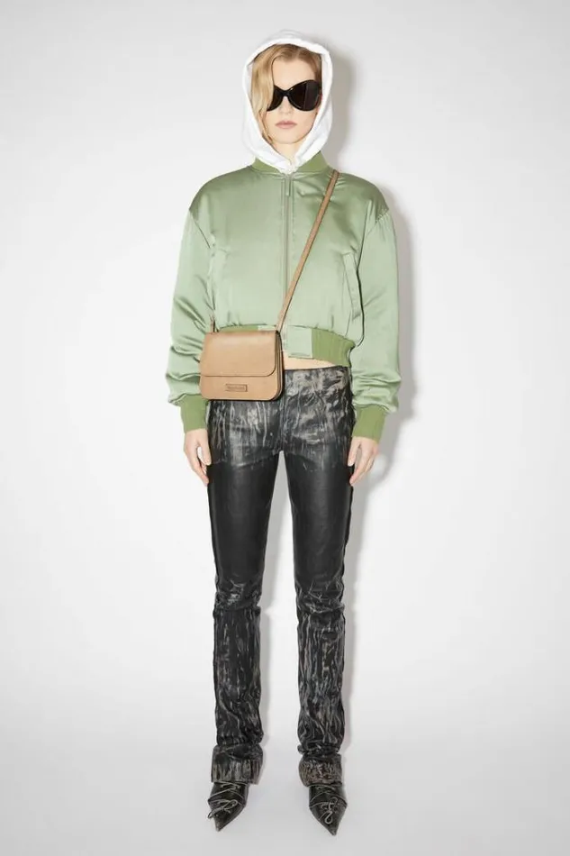 Acne Studios Bags Woman Platt Crossbody Bag Dark Beige