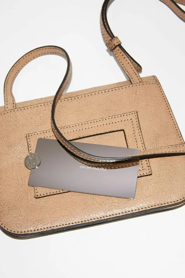 Acne Studios Bags Woman Platt Crossbody Bag Dark Beige