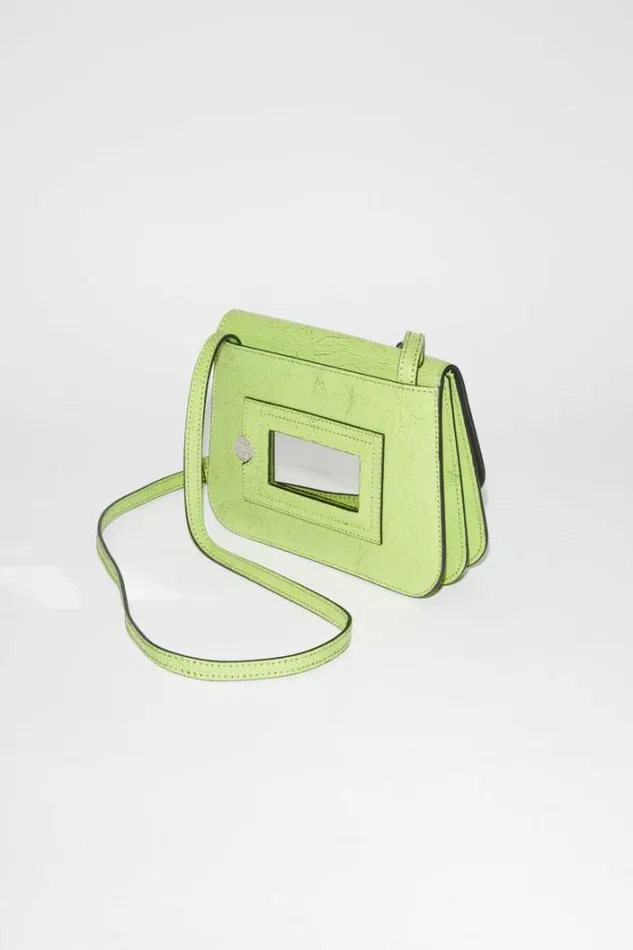 Acne Studios Bags Woman Platt Crossbody Bag Lime Green