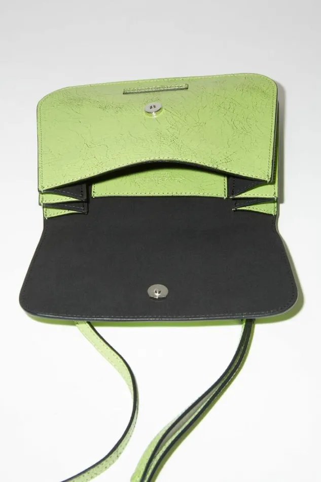 Acne Studios Bags Woman Platt Crossbody Bag Lime Green