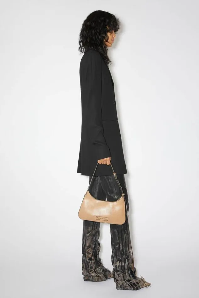 Acne Studios Bags Woman Platt Mini Shoulder Bag Dark Beige