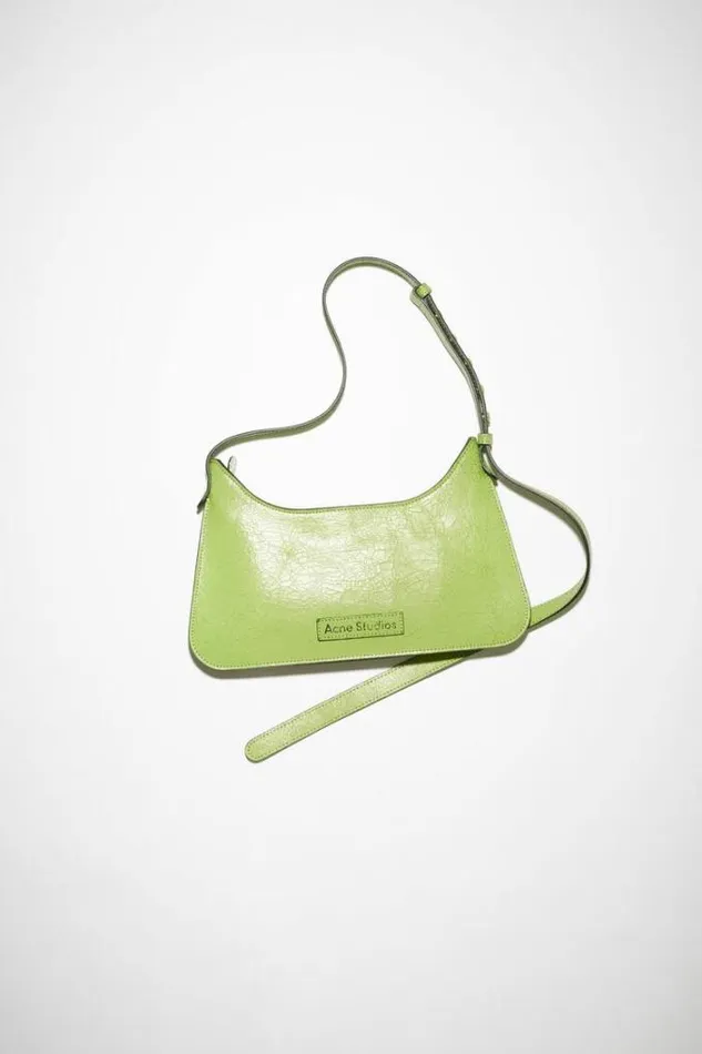Acne Studios Bags Woman Platt Mini Shoulder Bag Lime Green
