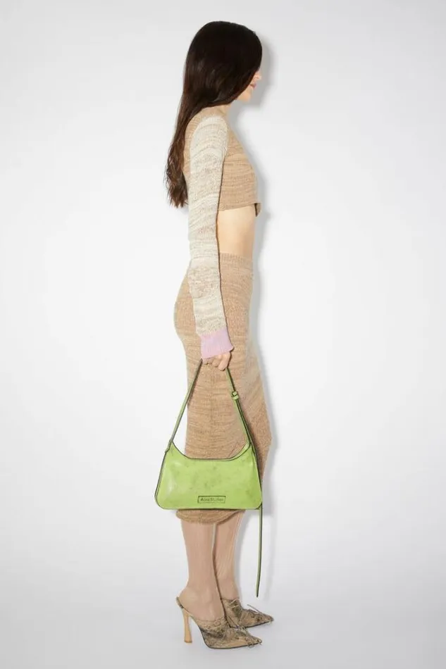 Acne Studios Bags Woman Platt Mini Shoulder Bag Lime Green