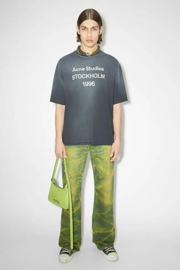 Acne Studios Bags Woman Platt Mini Shoulder Bag Lime Green
