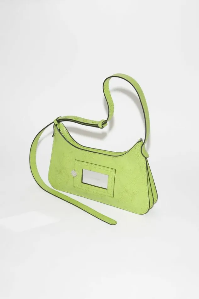 Acne Studios Bags Woman Platt Mini Shoulder Bag Lime Green