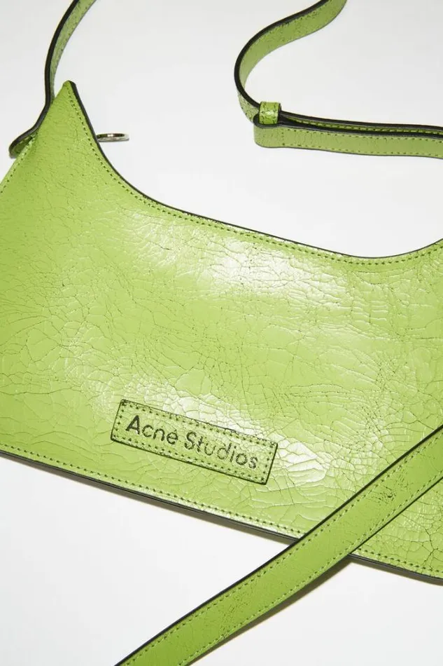 Acne Studios Bags Woman Platt Mini Shoulder Bag Lime Green