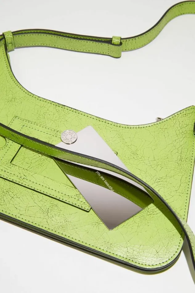 Acne Studios Bags Woman Platt Mini Shoulder Bag Lime Green