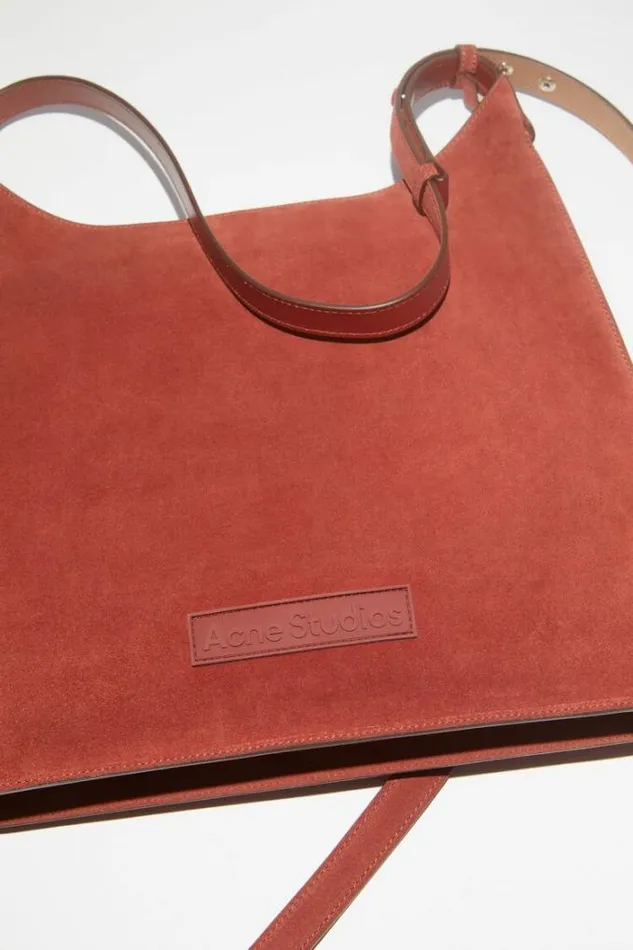 Acne Studios Bags Woman Platt Shoulder Bag Burgundy