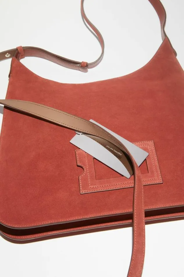Acne Studios Bags Woman Platt Shoulder Bag Burgundy