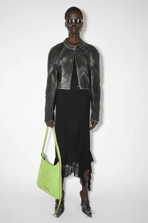 Acne Studios Bags Woman Platt Shoulder Bag Lime Green