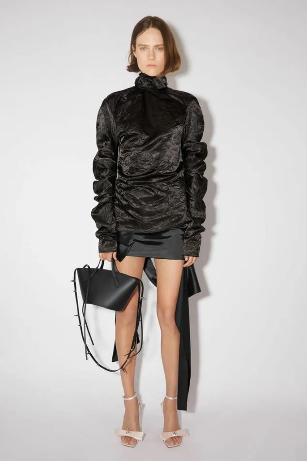 Acne Studios Bags Woman Shoulder BagRunway Show Black