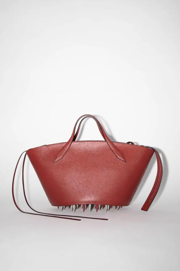 Acne Studios Bags Woman Spike Shoulder BagRunway Show Red