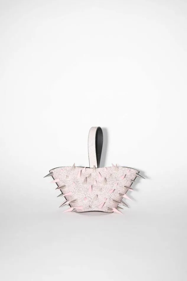 Acne Studios Bags Woman Top Handle Spike BagRunway Show Pastel Pink