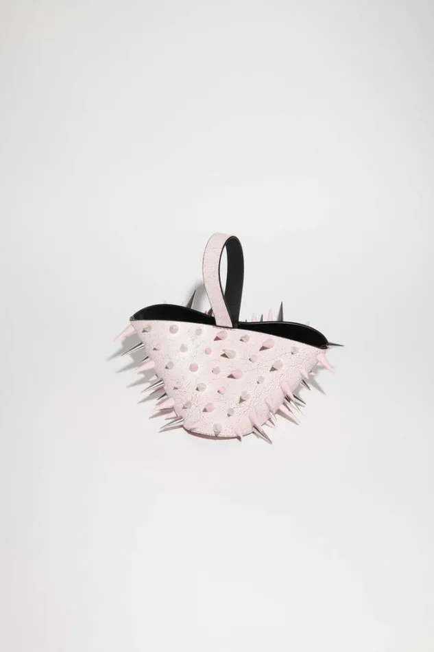 Acne Studios Bags Woman Top Handle Spike BagRunway Show Pastel Pink