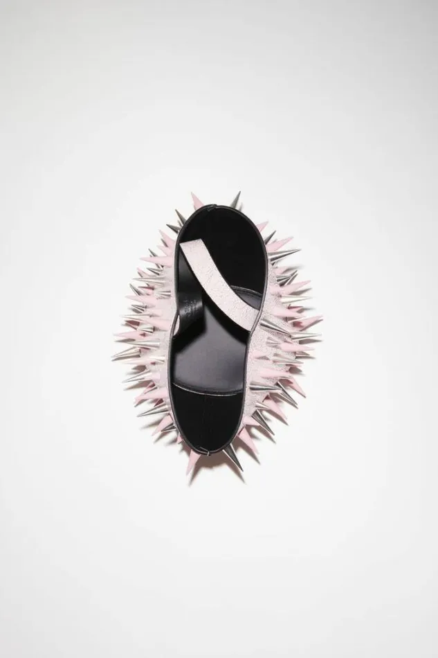 Acne Studios Bags Woman Top Handle Spike BagRunway Show Pastel Pink