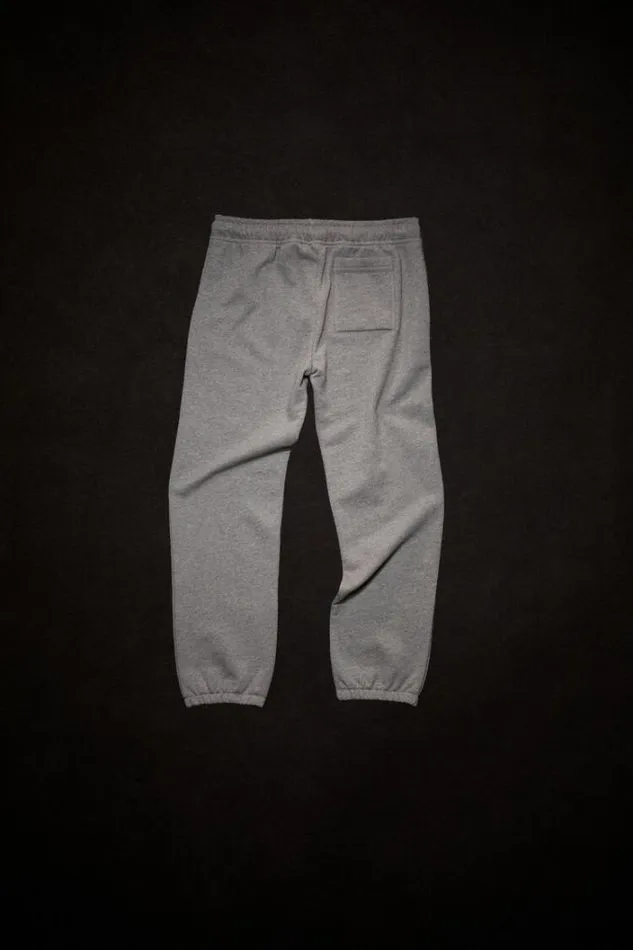 Acne Studios Children Woman Cotton Sweatpants Light Grey Melange