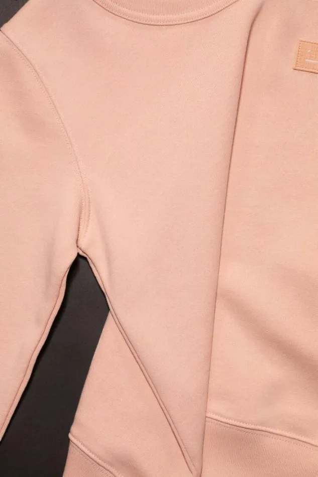 Acne Studios Children Woman Crew Neck Sweatshirt Powder Pink