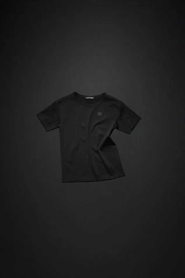 Acne Studios Children Woman Crew Neck Tshirt Black