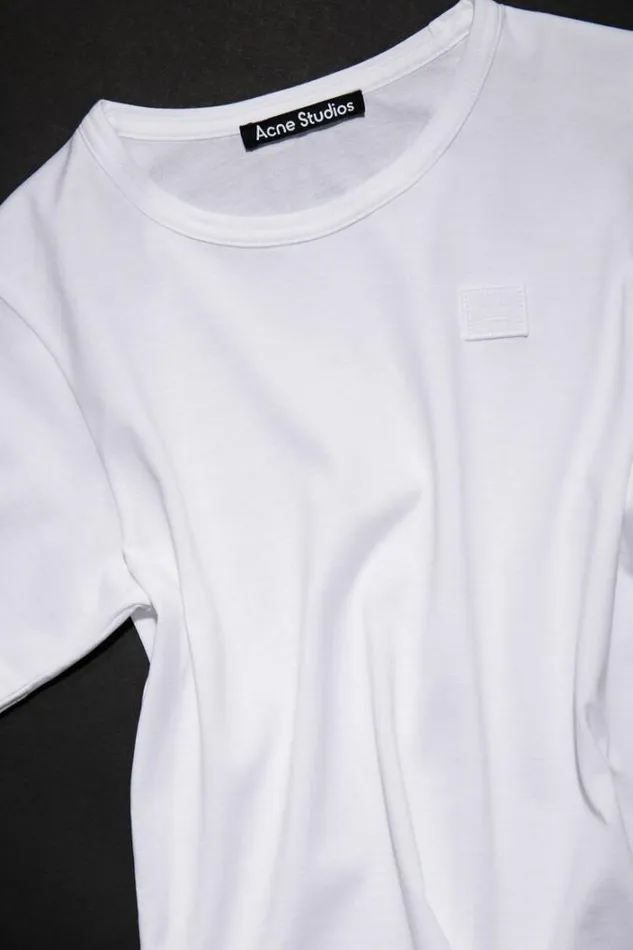 Acne Studios Children Woman Crew Neck Tshirt Optic White