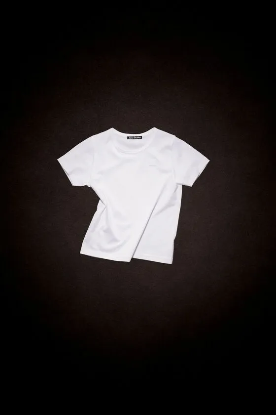 Acne Studios Children Woman Crew Neck Tshirt Optic White