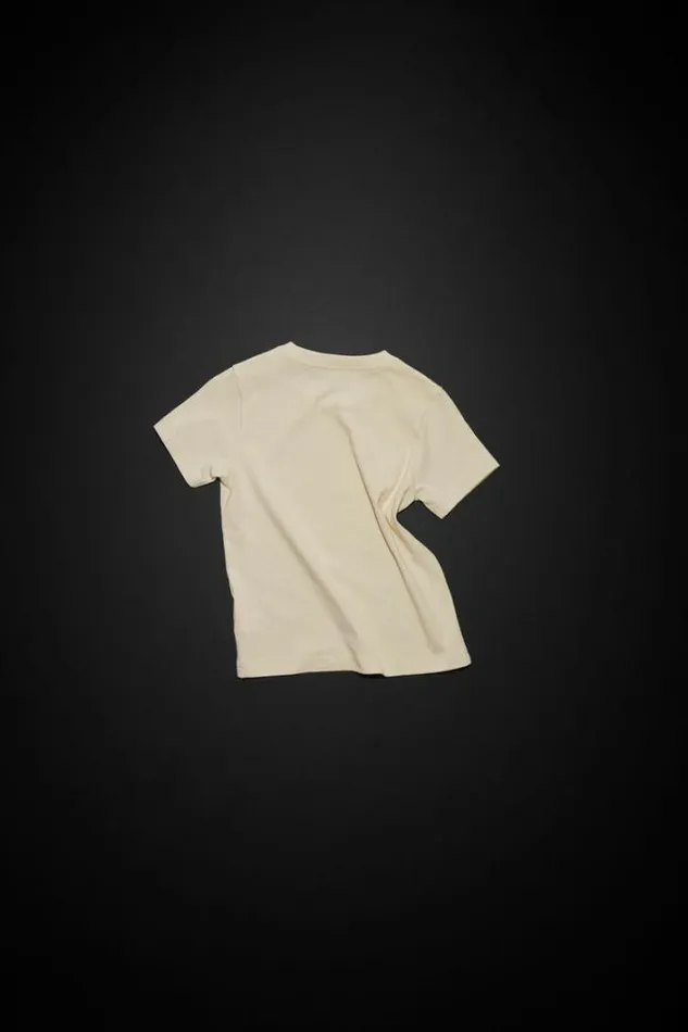 Acne Studios Children Woman Printed Tshirt Porcelain White