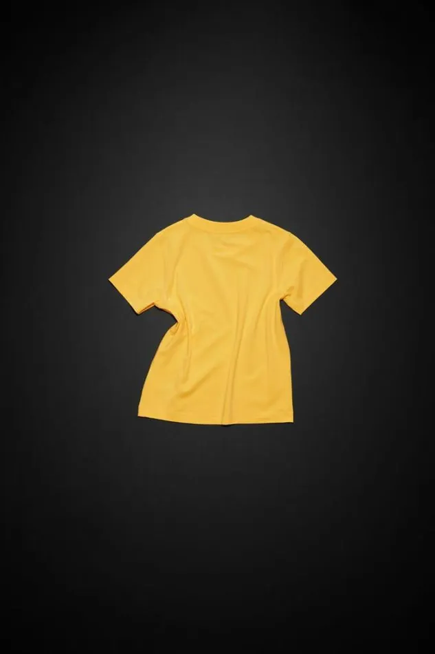 Acne Studios Children Woman Printed Tshirt Warm Yellow