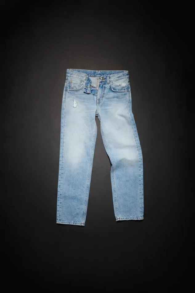 Acne Studios Children Woman Regular Fit Jeans Light Blue