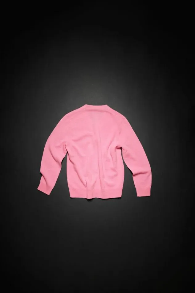 Acne Studios Children Woman Wool Cardigan Bubble Pink
