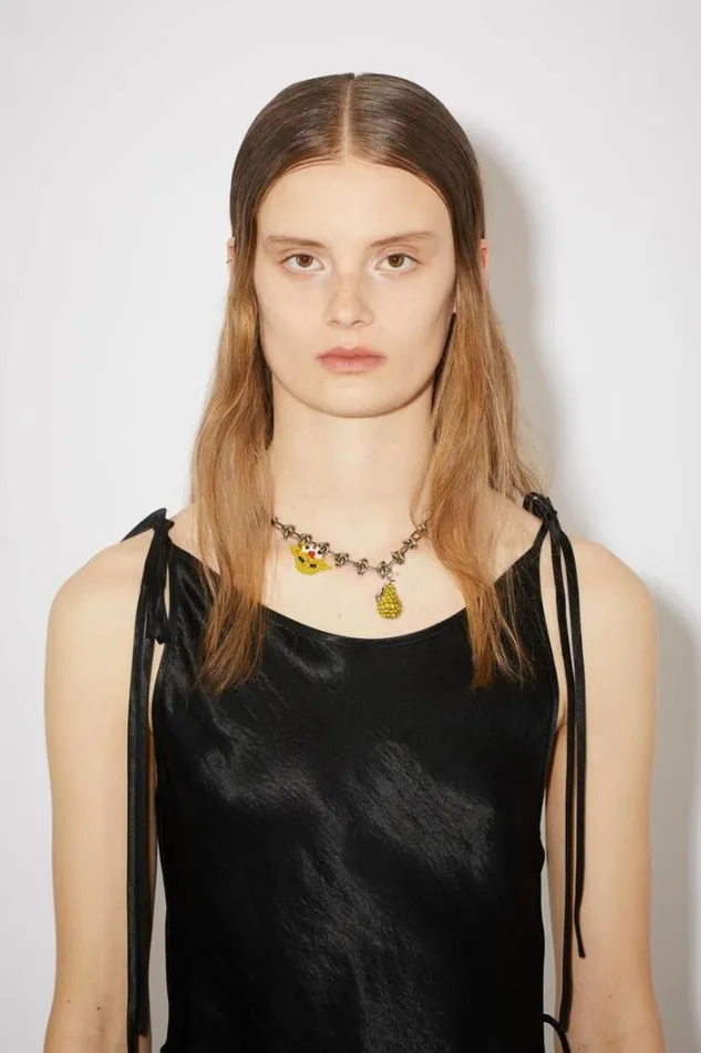 Acne Studios Dresses Woman Satin Dress Black