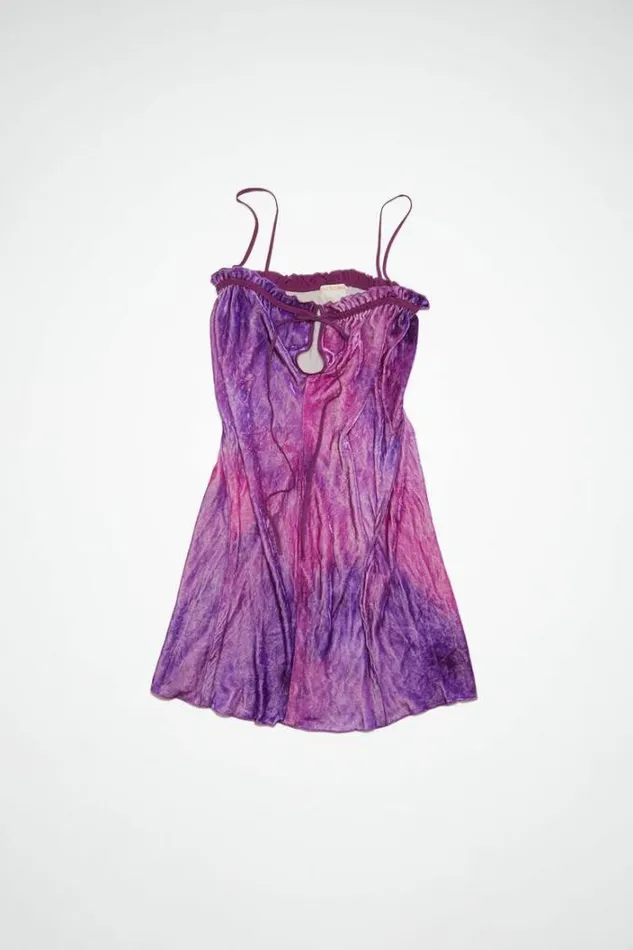 Acne Studios Dresses Woman Strap Dress Violet Purple