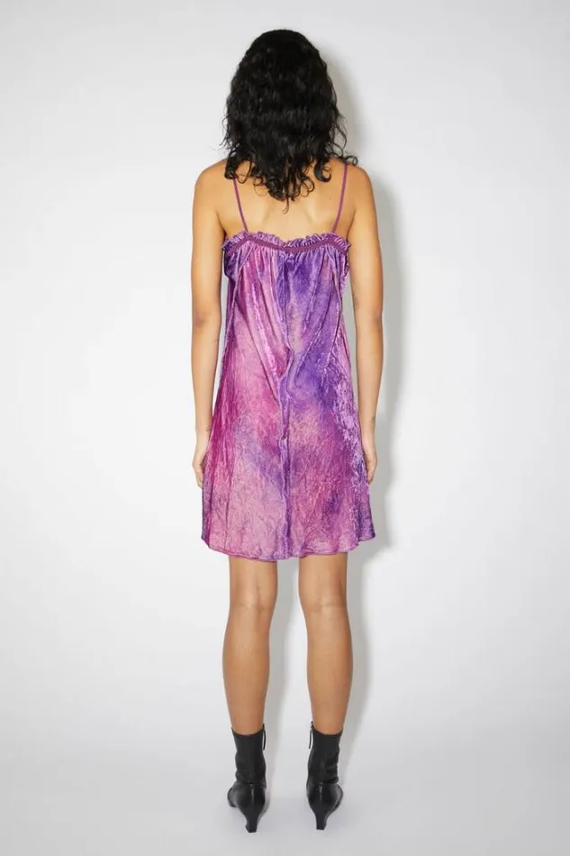 Acne Studios Dresses Woman Strap Dress Violet Purple