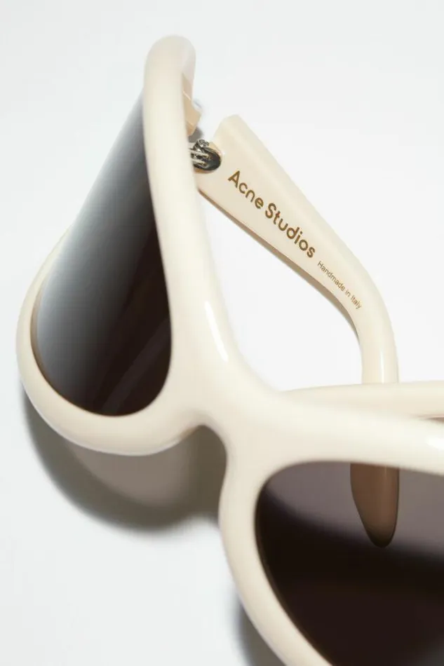 Acne Studios Eyewear Woman Acetate SunglassesRunway Show BlackWhite
