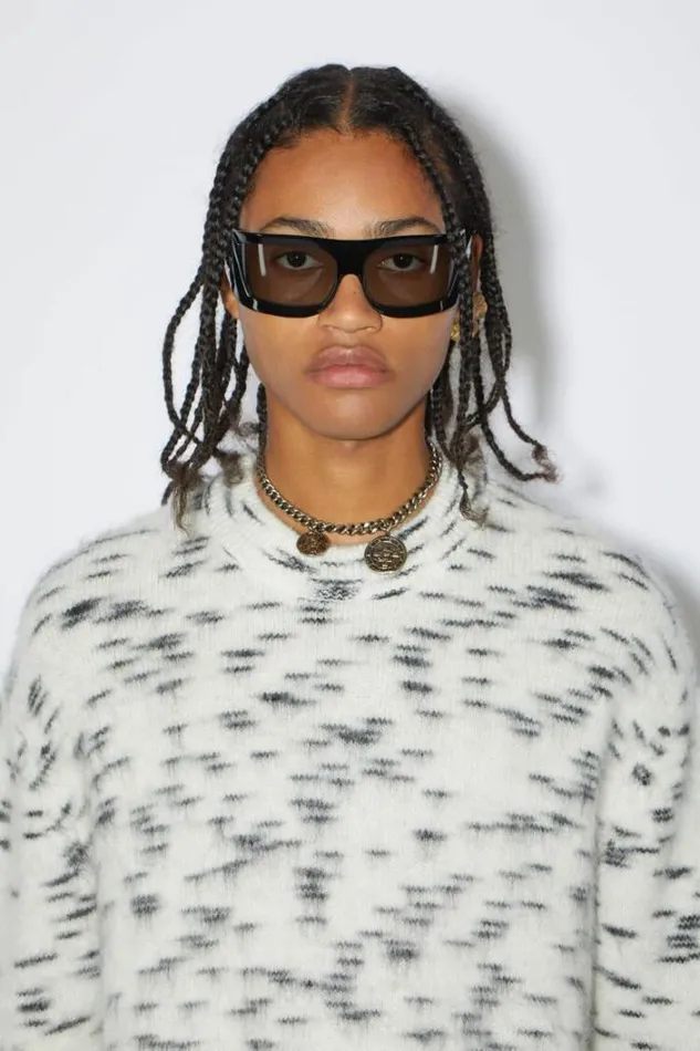Acne Studios Eyewear Woman Frame Sunglasses Black
