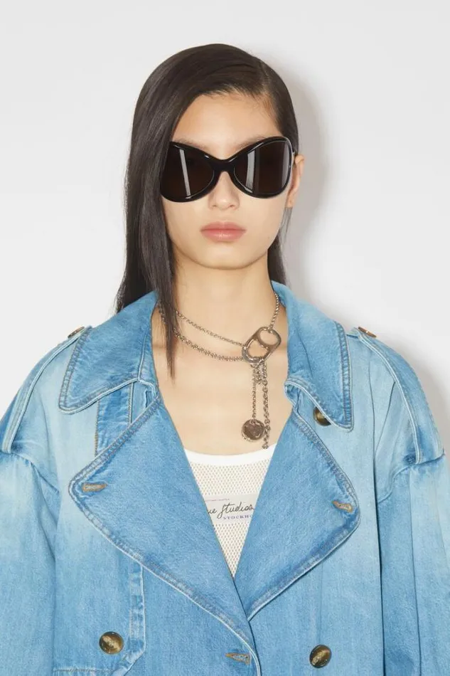 Acne Studios Eyewear Woman Frame Sunglasses BlackBlack