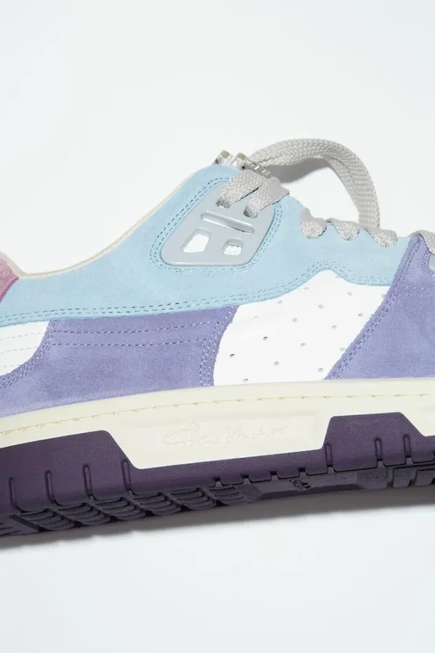 Acne Studios Face Collection Man Low Top Suede Sneakers BlueWhite