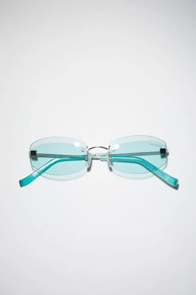 Acne Studios Face Collection Woman Sunglasses Jade Green