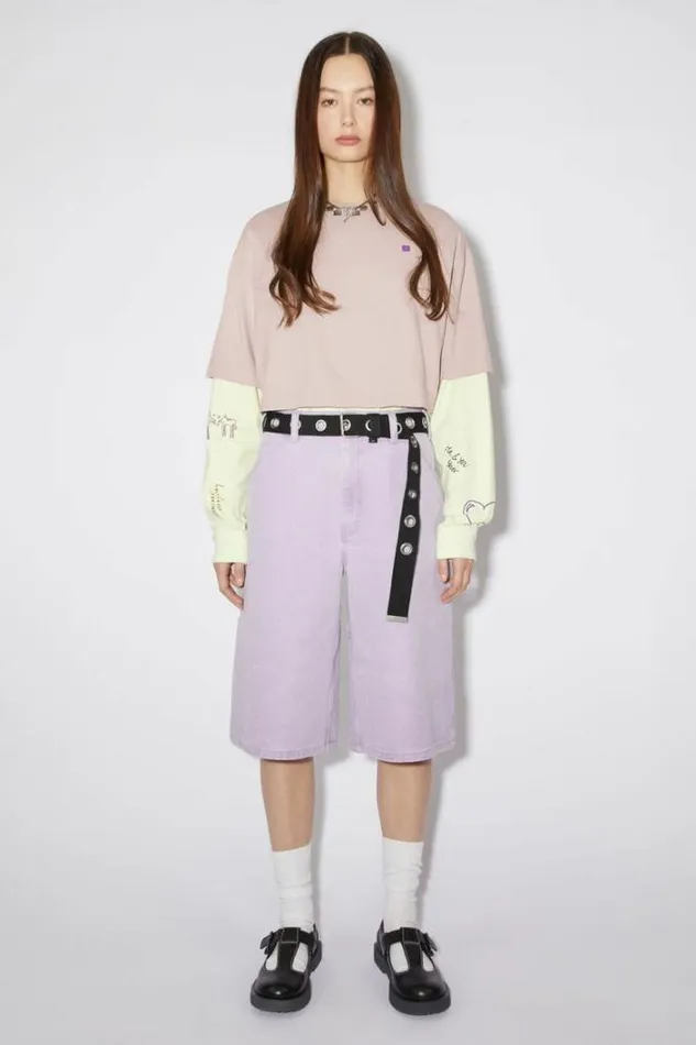 Acne Studios Face Collection Woman Webbing Belt Black