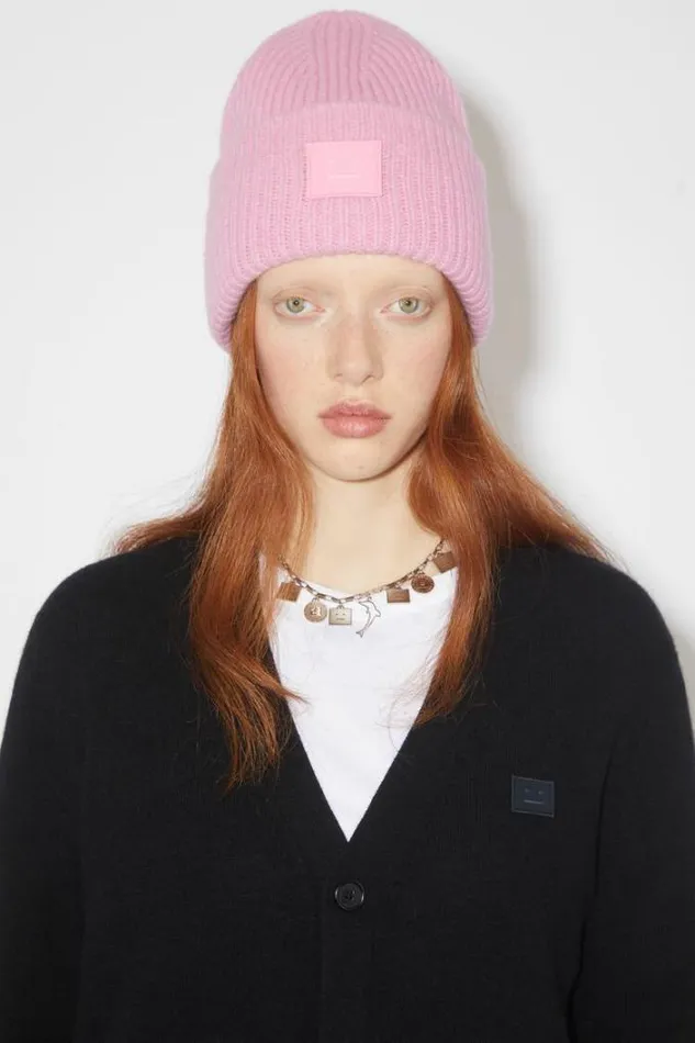 Acne Studios Face Collection Woman Wool CardiganUnisex Black