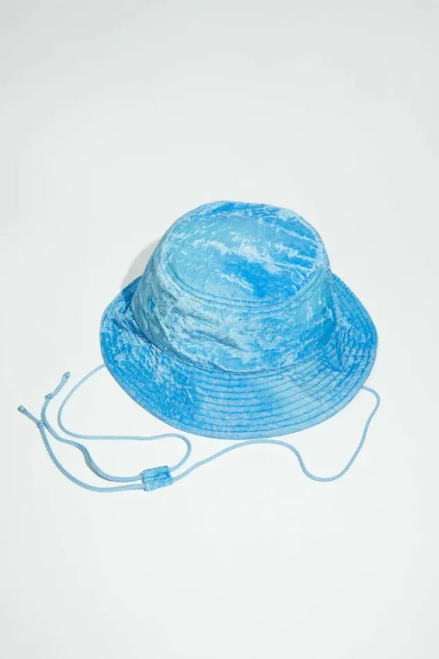 Acne Studios Hats Woman Bucket Hat Aqua Blue