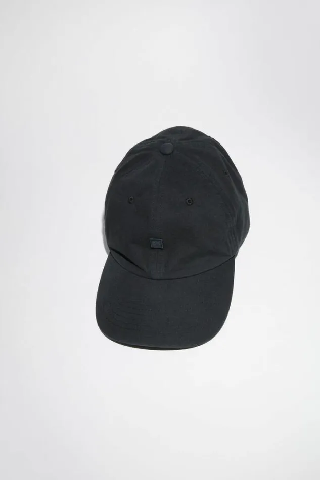 Acne Studios Hats Woman Cotton Baseball Cap Black