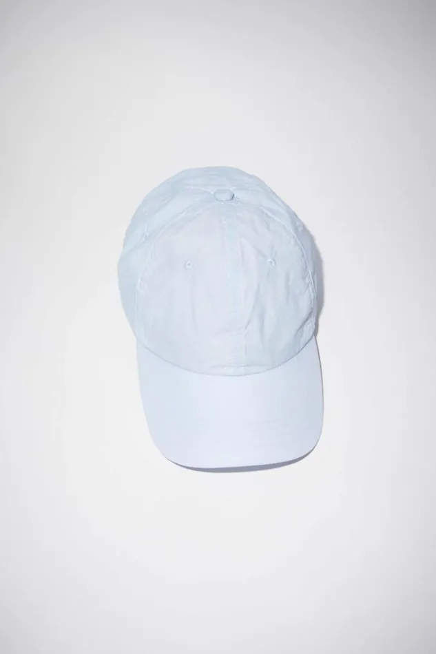 Acne Studios Hats Woman Nylon Cap Dusty Blue