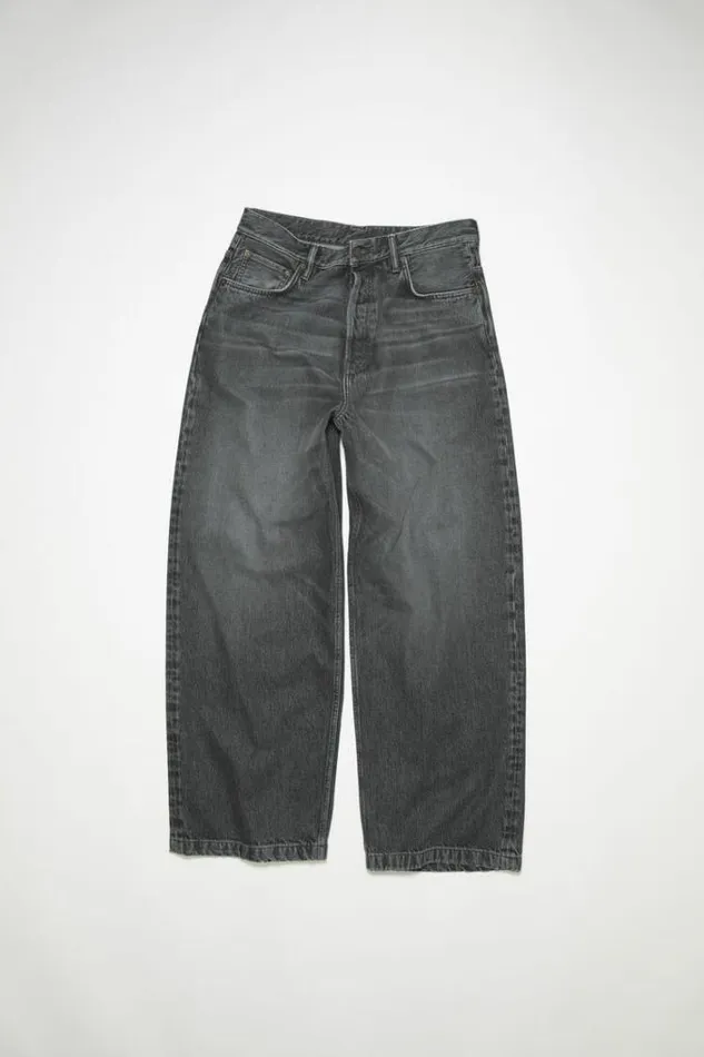 Acne Studios Jeans Man Loose Fit Jean 8211 1989 Black