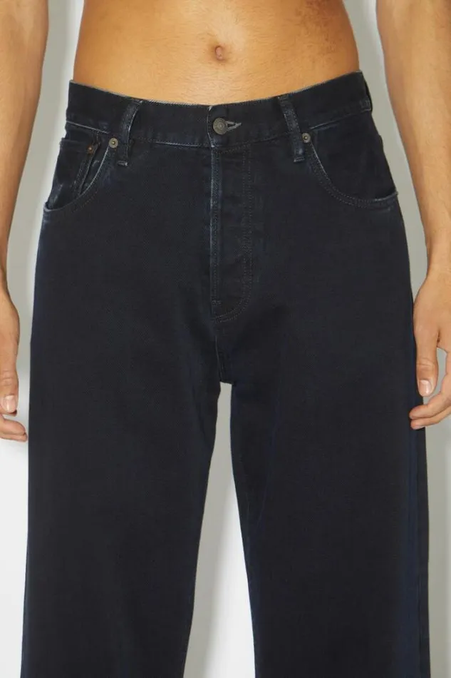 Acne Studios Jeans Man Loose Fit Jeans 1991 BlueBlack