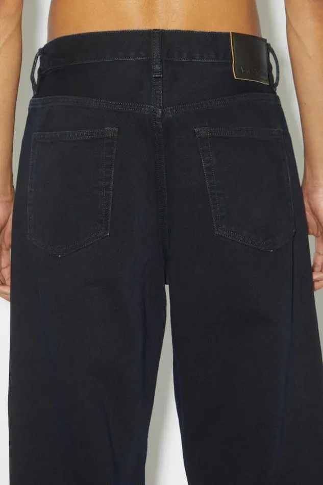 Acne Studios Jeans Man Loose Fit Jeans 1991 BlueBlack